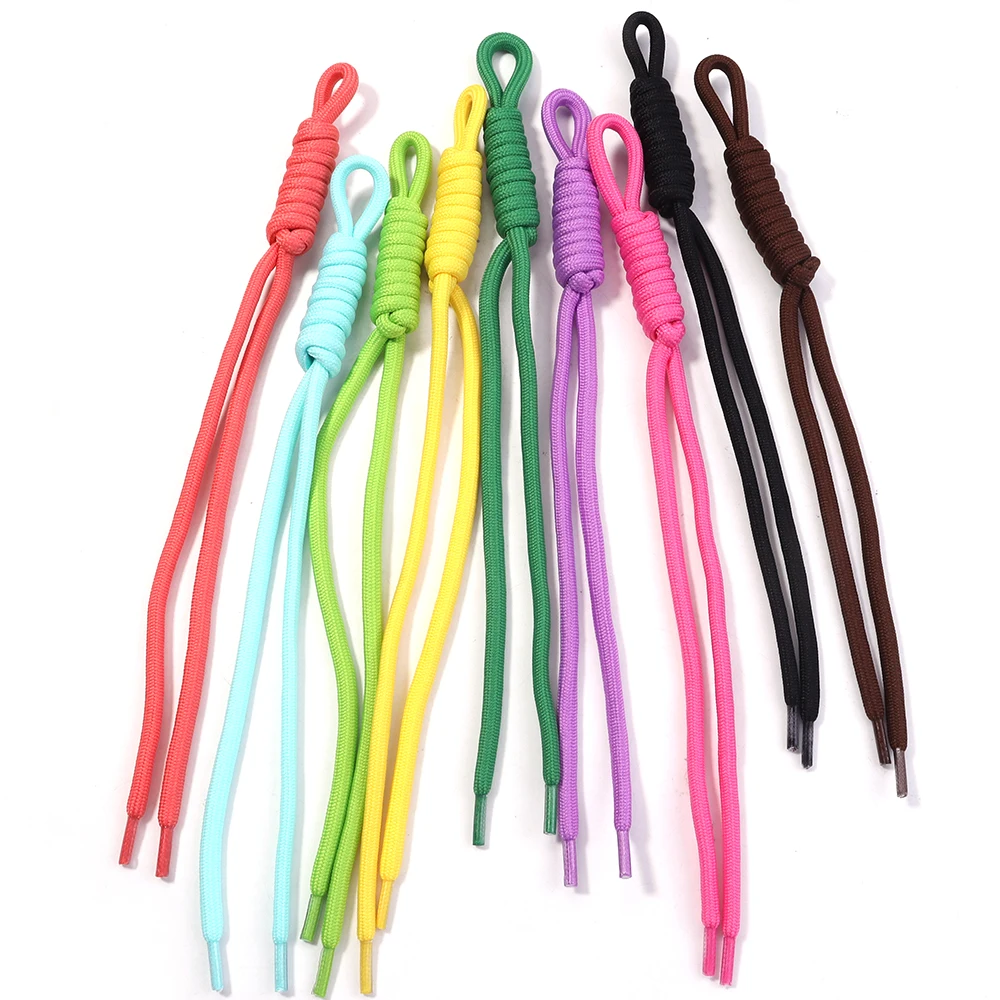 5pcs/lot Colorful Braided Lanyard Keychain Handmade Knot Nylon Rope Cord Thread For DIY Key Chain Pendant Bag Accessories image 4