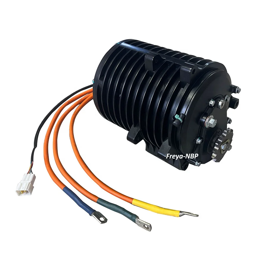 Popular QS 138-C 70H V3 72V3000W 100kmph Mid Drive Motor with 1:2.35 Gearbox for Electric ATV Dirtbike Motorcycle with 428T Gear