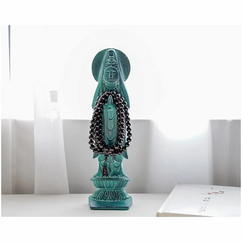 Buddha bead bracelet rosary hanging table handmade Guanyin Bodhisattva ornament Takaoka bronze ware