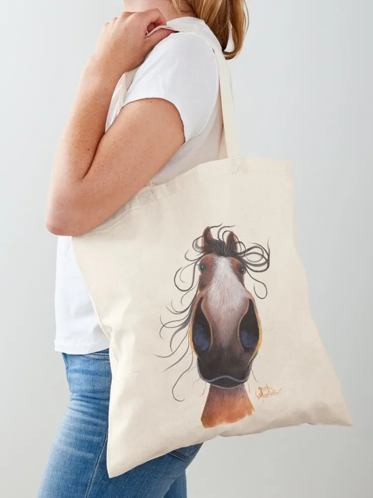 HORSE PRiNT 'FLASH' By Shirley MacArthur Tote Bag canvas tote bags Handbags personalized tote bag shopper bags for women Bag