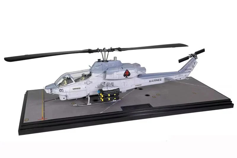 1/48 American AH-1W Armed Helicopter Model  Alloy finished product collection model