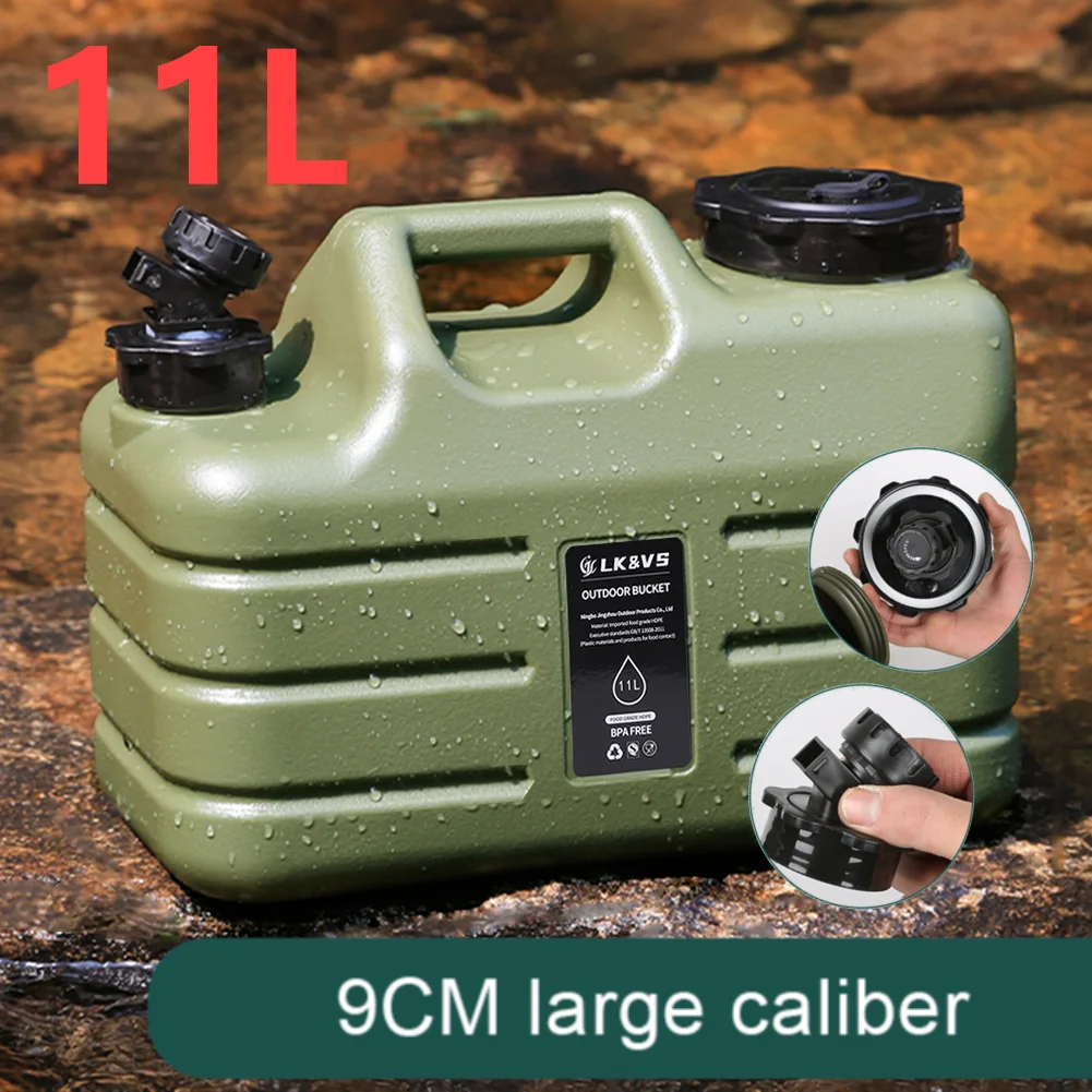 

Camping Water Container Portable No Leakage Water Carrier Bag 5/8/11/12L Multipurpose 3 Gallon Water Pouch with Faucet Outdoor
