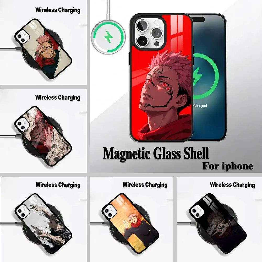 

Anime main characters-Yuji Itadori For IPhone17 16 15 14 13 12 11 Plus Pro Max Plus Wireless Charger Phone Case