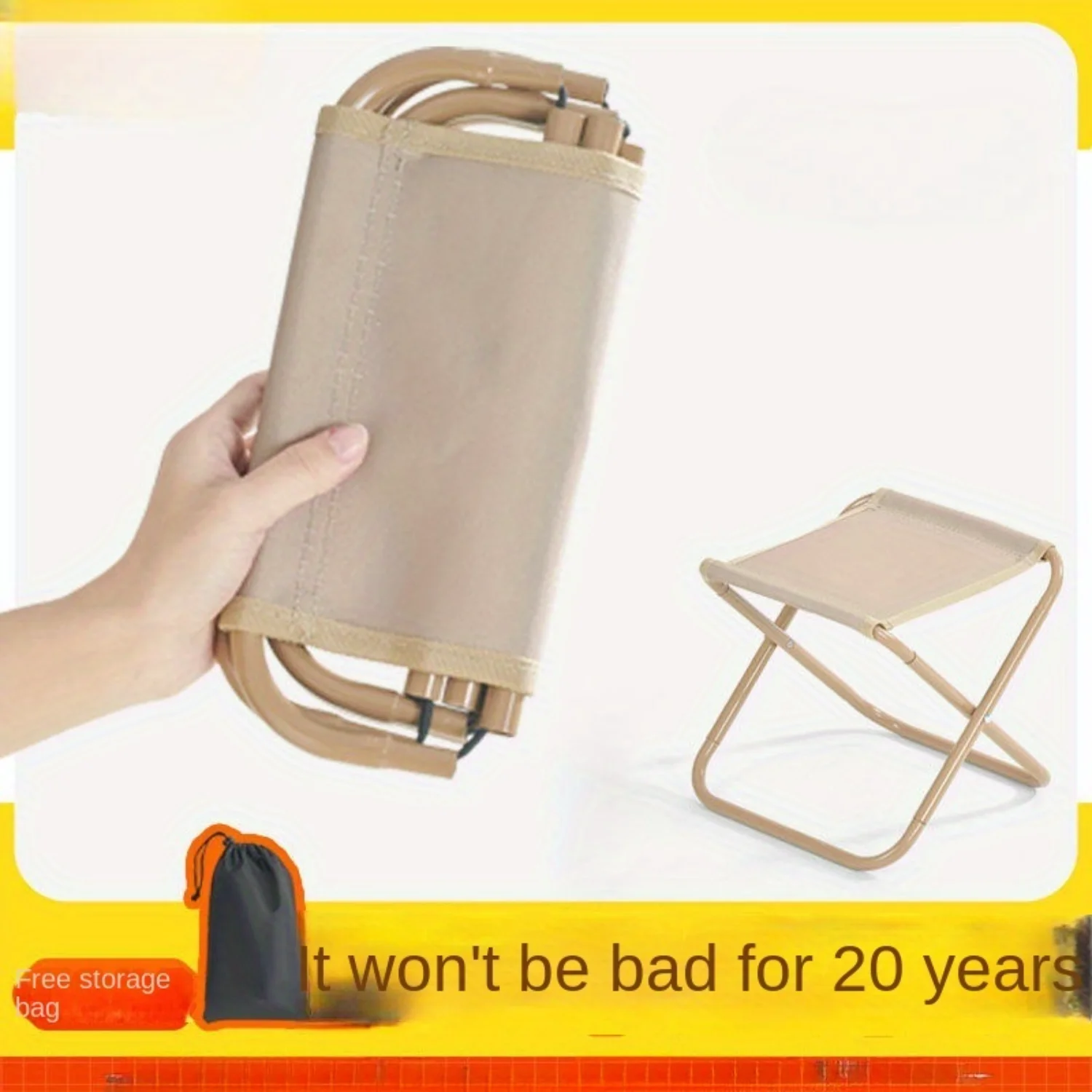 Folding Stool For Train, Fishing, Camping, Small Stool, Outdooractivities, Convenient, Multi-functional