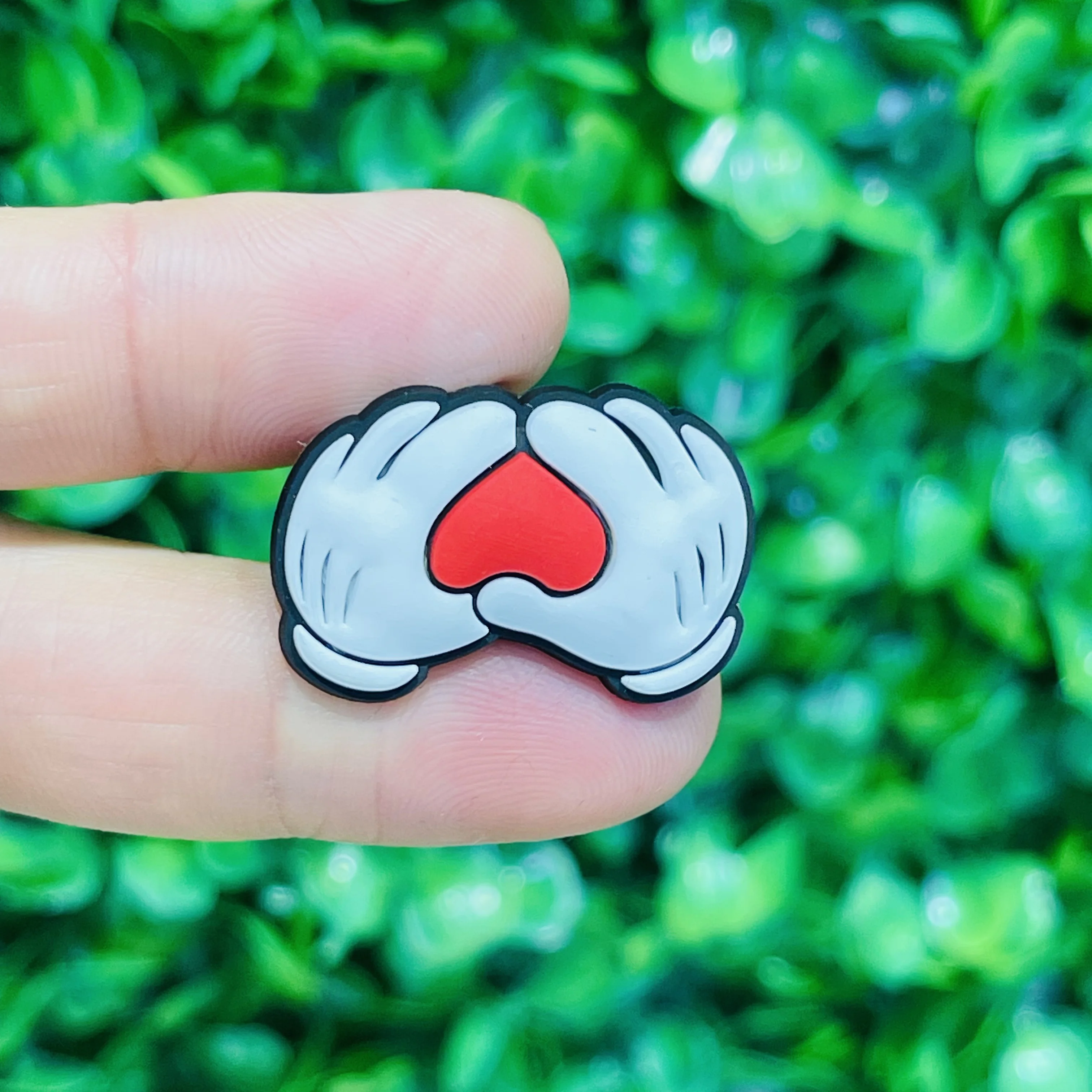 12szt Miniso Disney Mickey Ice Cream Drink Popcorn Donut Cake Chips PVC Shoe Charms Sandal Shoes Decoration Valentine's Day Gift