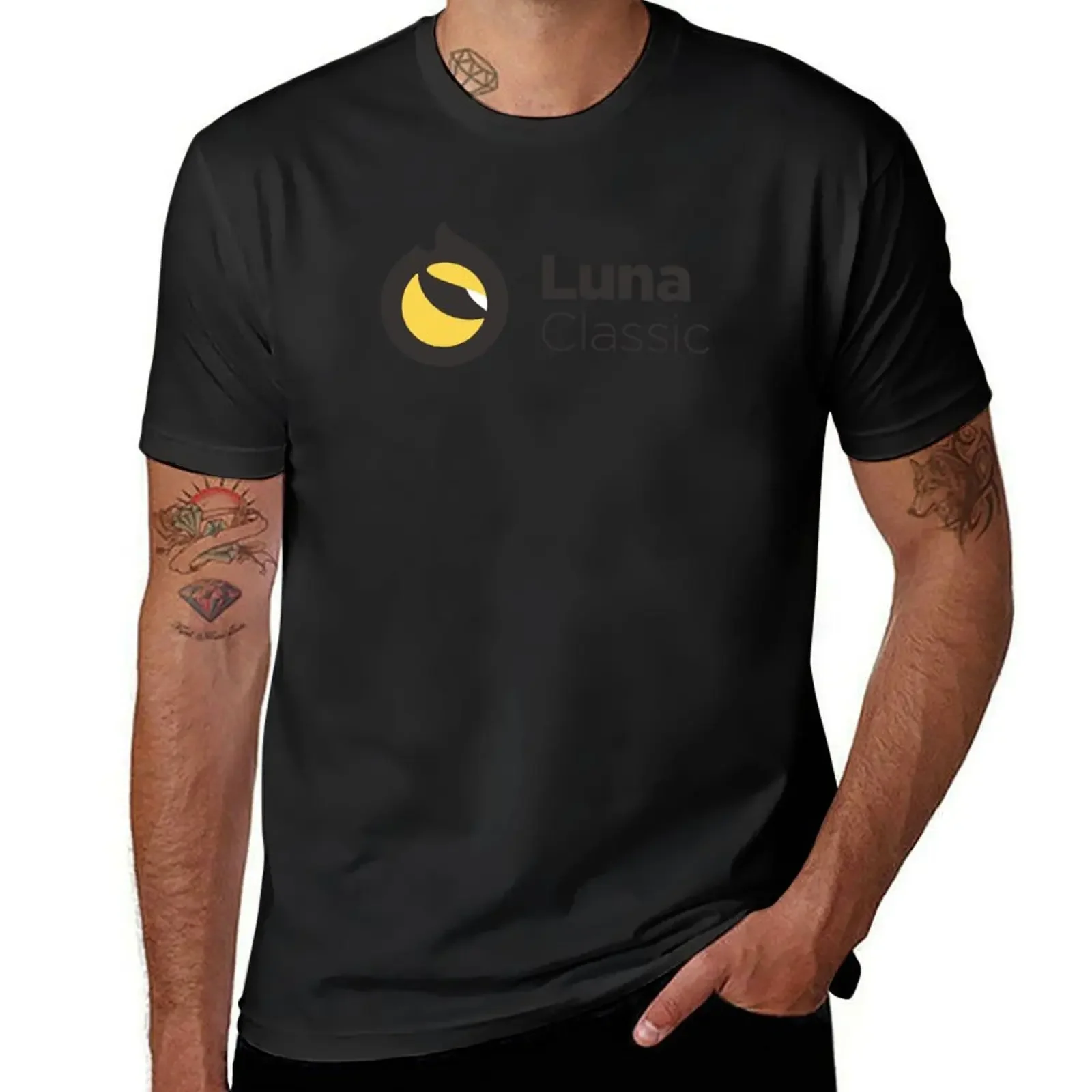 Luna Classic Official Logo Terra Luna LUNC Crypto T-Shirt designer shirts vintage graphic tee t shirts for men pack