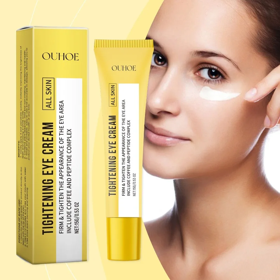 OUHOE Moisturizing Eye Cream Brightening And Nourishing The Skin Around The Eyes Moisturizing And Moisturizing The Eyes Massage