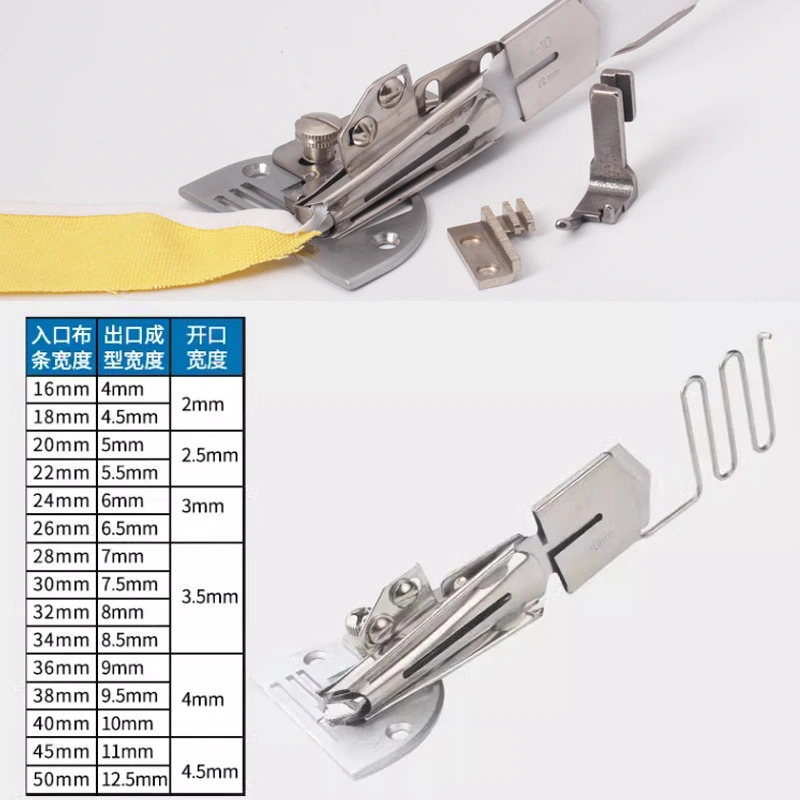 K10 Folder Sewing Machine Crimping Machine Any Sewing Industrial Sewing Machine Folder K10 Right Angle Offset Binding