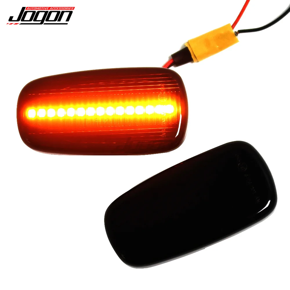 2Pcs LED Dynamic Turn Signal Light Flashing Blinker Side Marker Lights For Lexus IS200 IS300 LS430 UCF30 For Toyota RAV4 2004