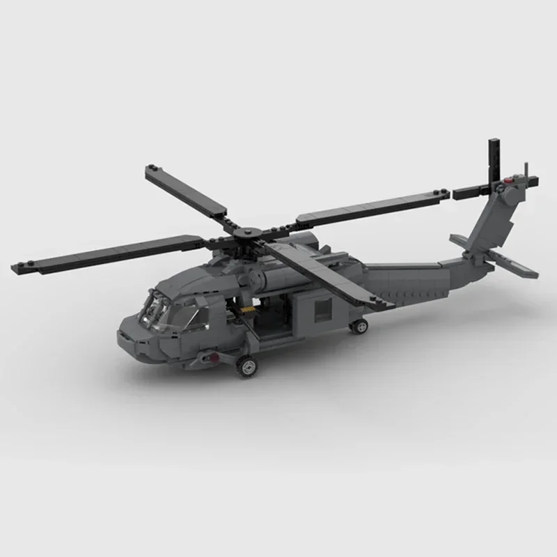 Moc Building Bricks modello militare Sikorsky UH-60 Black Hawck Technology blocco modulare regali giocattoli per bambini set fai da te assemblaggio