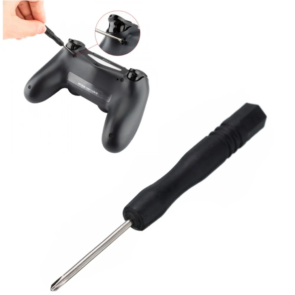 DESTORNILLADOR MINI PHILLIPS PH00 PARA MANDO PS4 - PLAYSTATION 4 EN COLOR NEGRO