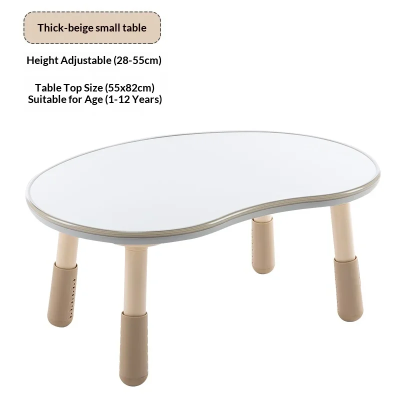طاولة أطفال قابلة للتعديل بارتفاع مكتب دراسة للأطفال طاولة أنشطة التعلم المبكر للأطفال الصغار ميسا Infantil Montessori #5