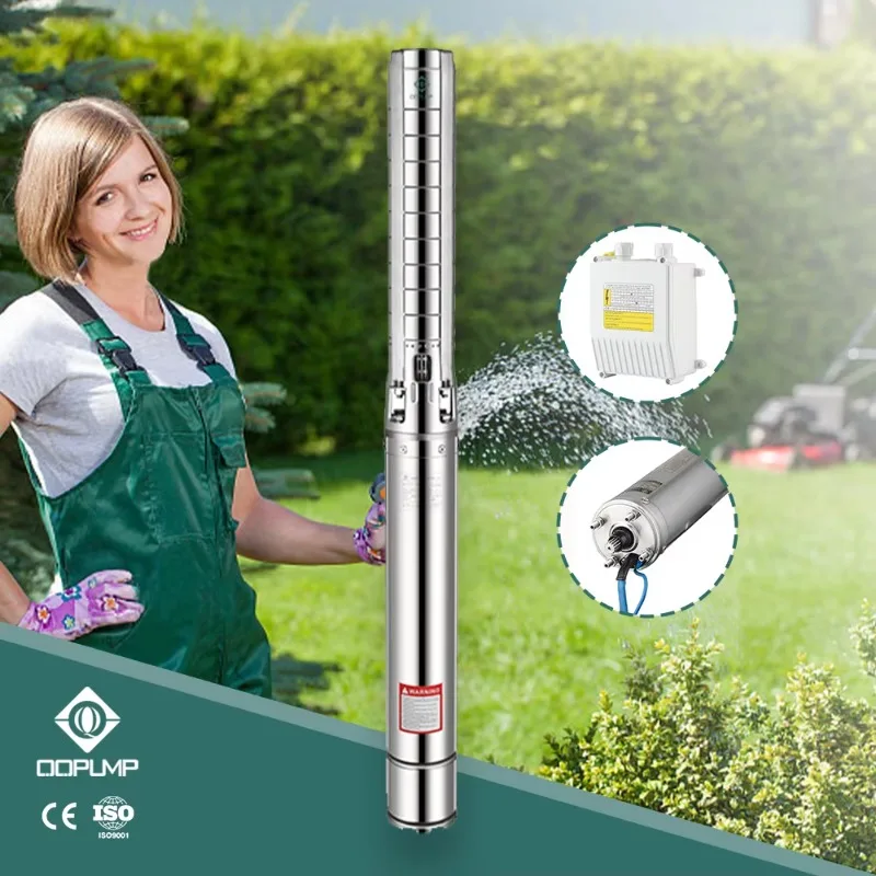 

QQPump 4SP5/52 Head 150 Meter Borehole Submersible Deep Well Water Pump Impeller for Agriculture Farm Irrigation