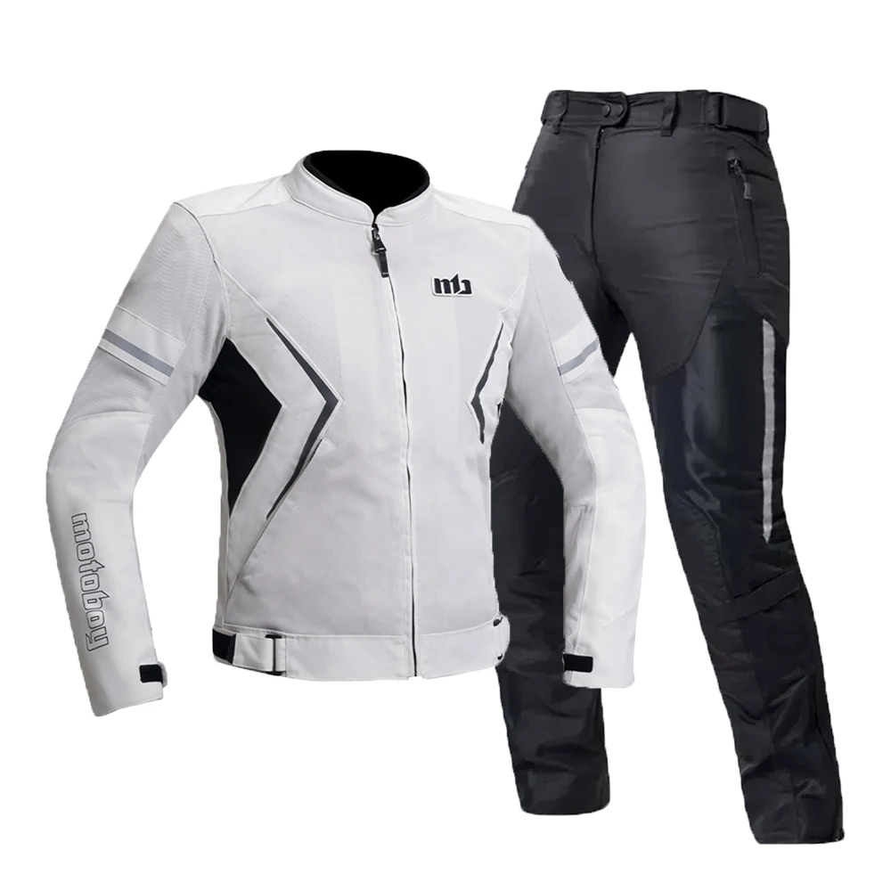 

Motorcycle Jackets Fall Prevention Motorcycle Suit Summer Racing Jacket Adjustable Cuffs Motorcycle Reflective Jacket CE Protect