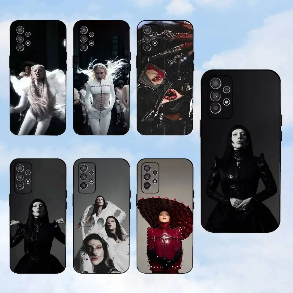 

L-LADY G-GAGA MAYHEM Singer Phone Case For Samsung S25,S24,S23,S22,S21,S20,S10,Ultra,Plus,Lite,FE,Soft Silicone Black Cover