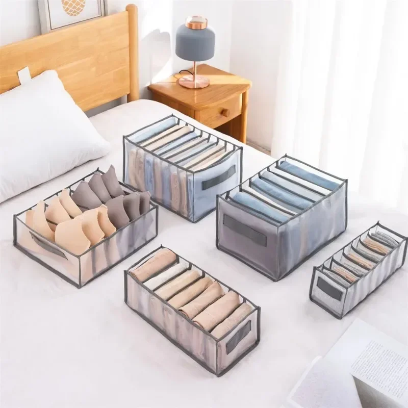 

Clothes Organizer Trousers Clothes Jeans Storage Box Wardrobe Clothes Organizer Underwear Bra Socks Artifact Compartment Box