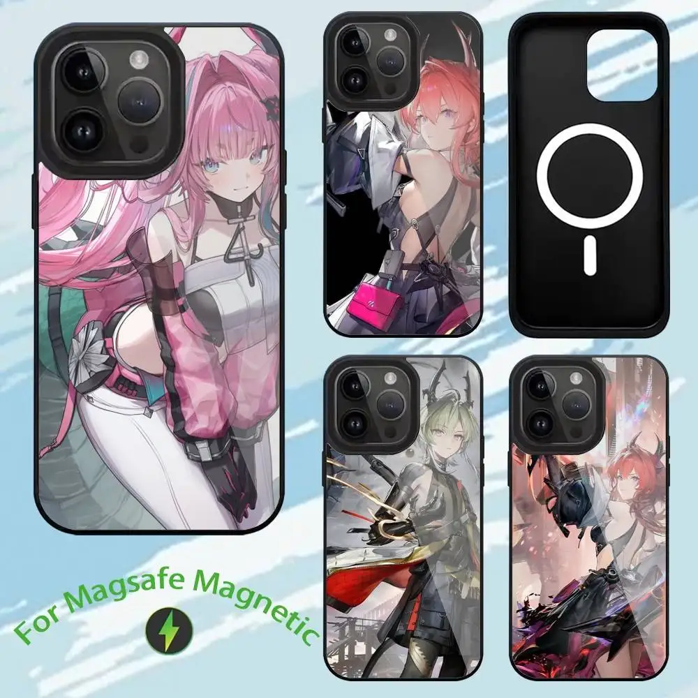 

Arknights Endfield Phone Case For iPhone17,16,15,14,13,12,11,Plus,Pro,Max For Magsafe Wireless Charging case