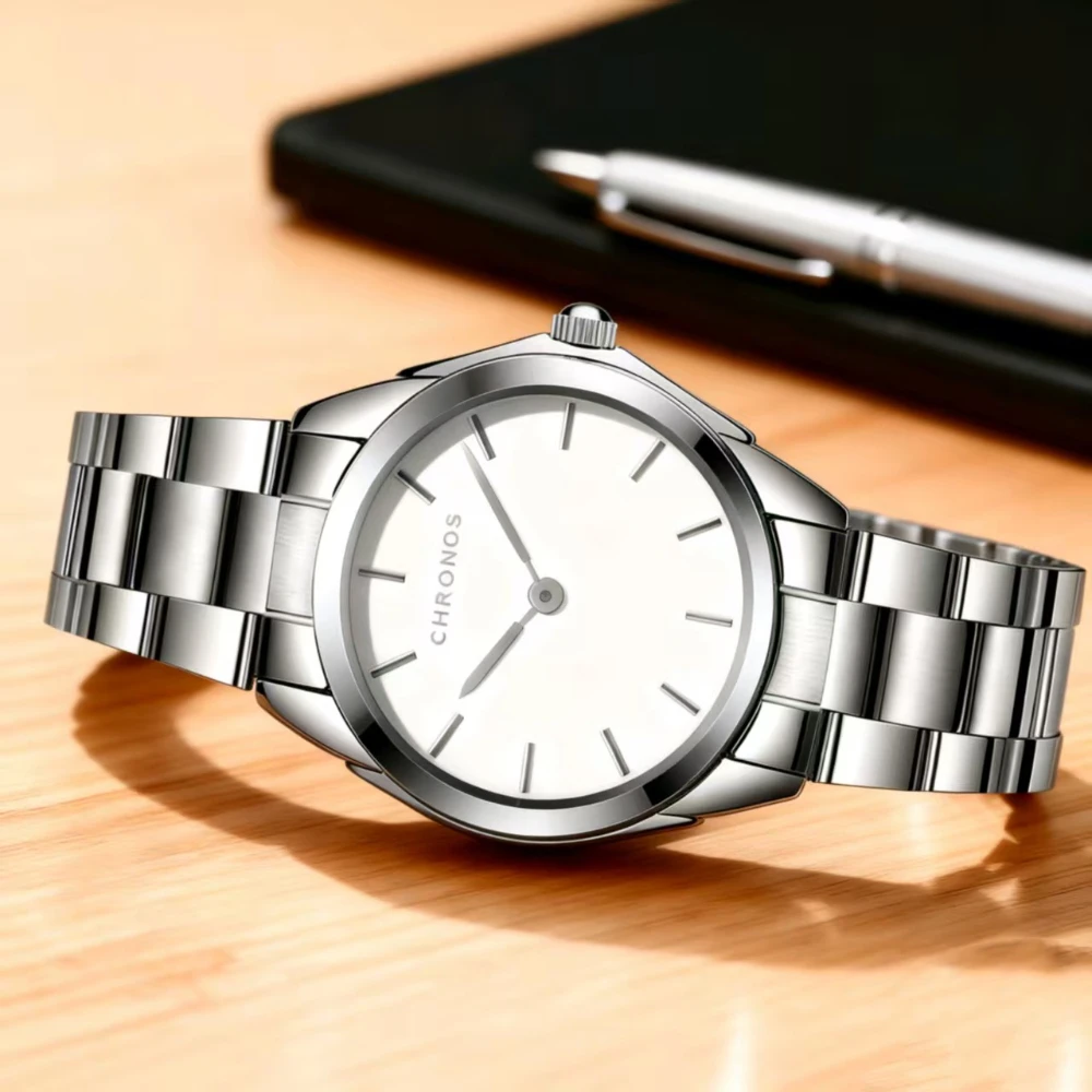 

2025 Brand New CHRONOS Women Watches Luxury Fashion Elegant Waterproof Quartz Wristwatch For Girl Ladies Clock Relogio Feminino