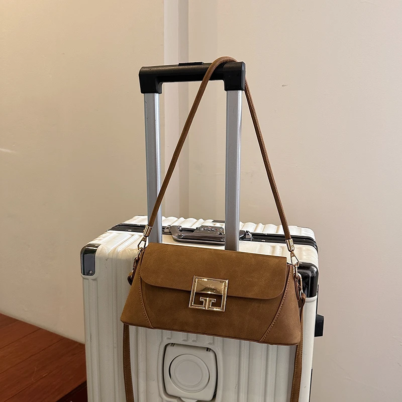 กระเป๋าสะพายไหล่ผู้หญิงคุณภาพระดับพรีเมียม กระเป๋าถือหนังวินเทจสุดหรู กระเป๋าสะพายข้างระดับไฮเอนด์ ดีไซน์คลาสสิก