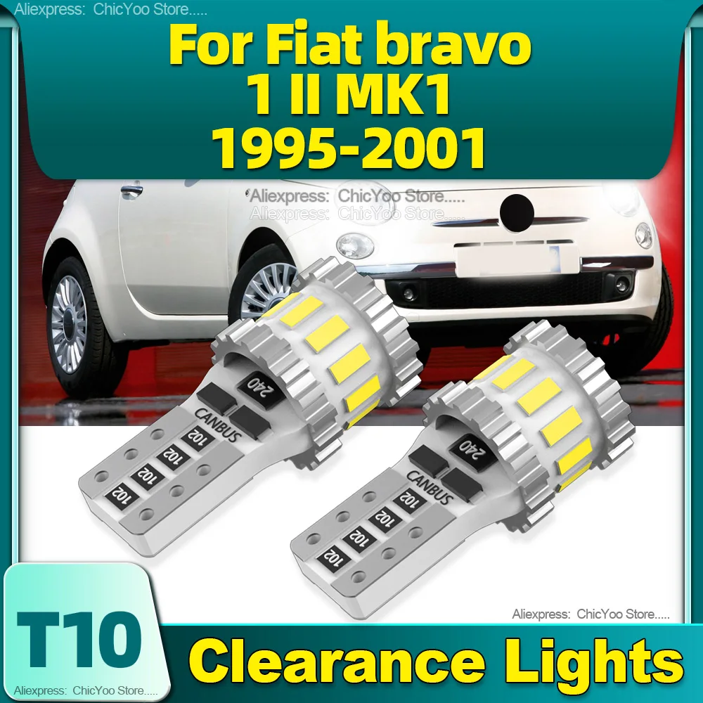 

W5W Led T10 168 194 Signal Lamp Canbus Car Clearance Lights For Fiat bravo 1 II MK1 1995 1996 1997 1998 1999 2000 2001