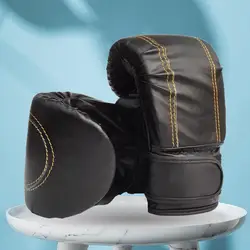 Gants de boxe de haute qualité, haute résilience, finition fine, sac de frappe épaissi, 1 paire