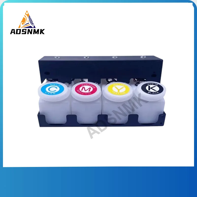 DTG Ink Supply System CISS 4-color Sub Tank for DTF Printer 250ml Ink Supply System Ink Tank Level Sensor Warning Buzzer