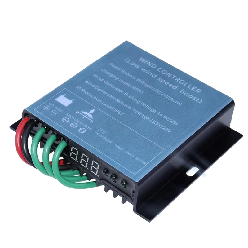 

Wind Driven Generator Controller 12/24V 800W MPPT Wind Charge Controller Wind Turbine Generator Controller With Monitor