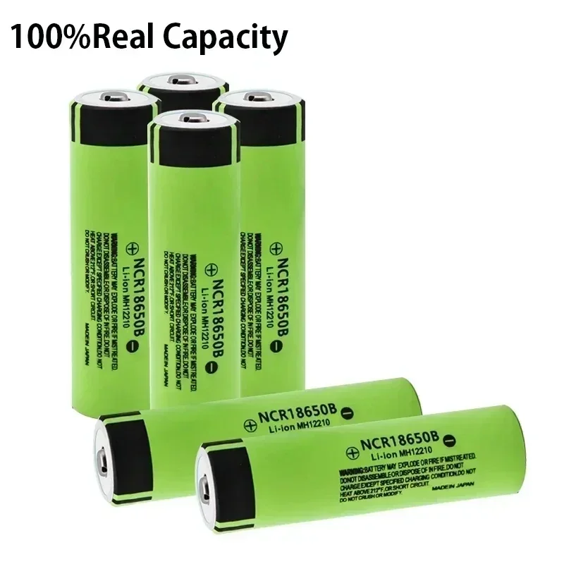INR18650-34B 3400mAh 3.7V 20A Rechargeable 18650 Lithium Ion Battery for Toys Power Tools Flashlight