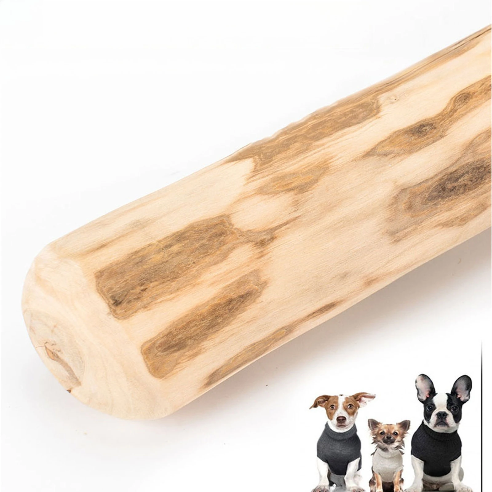 

Natural Biodegradable Coffee Wood Dog Molar Stick 2026 New Safe Chew Toy For Puppy Teething Pet Dental Cleaning Supplies