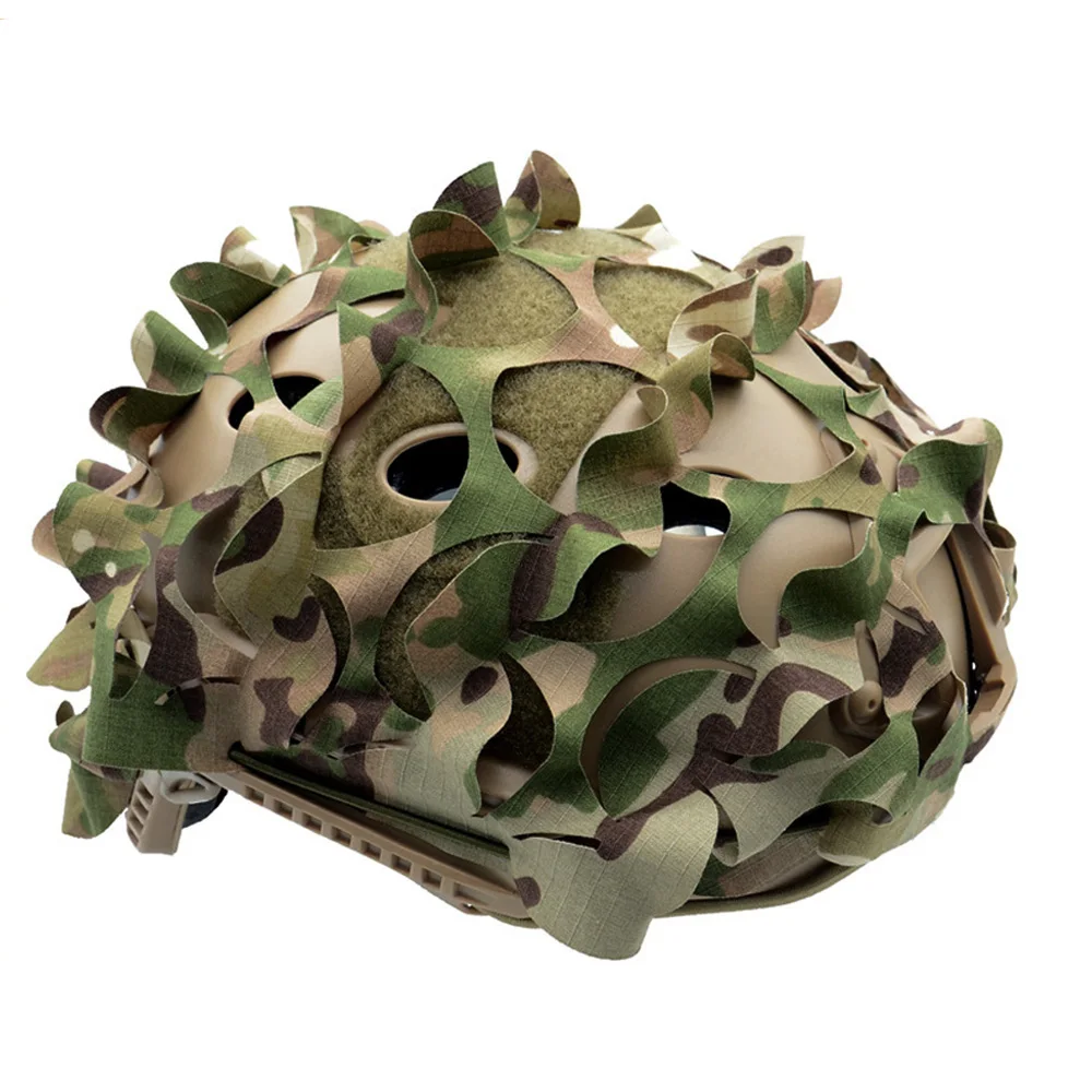 Tactical FAST Helmet Cover 3D Camouflage Helmet Cloth Cover For Hunting Airsoft FAST Helmet Accessories