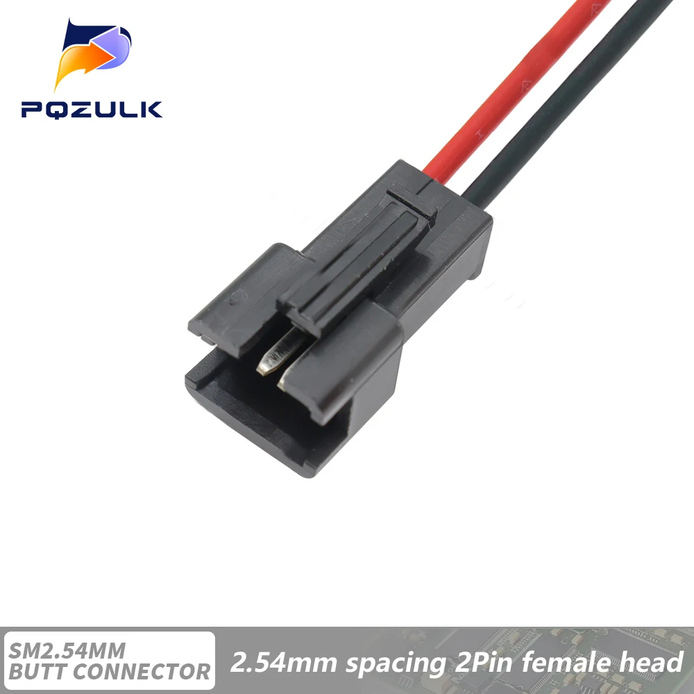 10PCS JST SM 2/3/4/5/6Pins 2,54 MM Stecker Männlichen zu Weiblichen Draht stecker kabel zopf Stecker LED Anschluss linie 20cm Lang