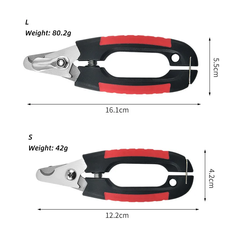 New Dog Nail Nailclipper Stainless Steel Pet Nail Clipper Professional Nailclipper Cat Scissors Cutters 1 Pcs