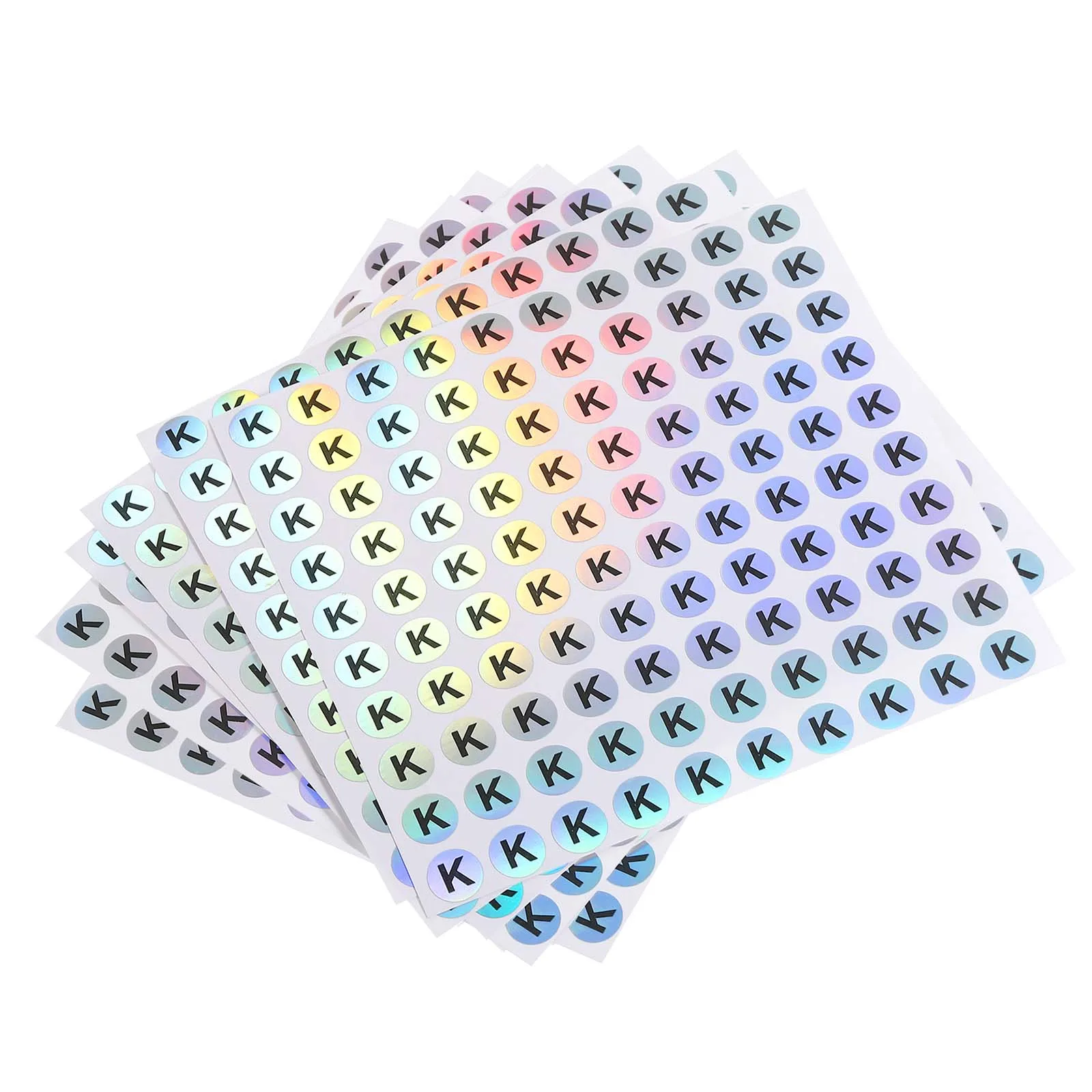 

Лазерные наклейки с большими буквами, круглые самоклеящиеся светоотражающие наклейки с буквами алфавита K 3/8 дюйма, 10 листов (1000 наклеек)
