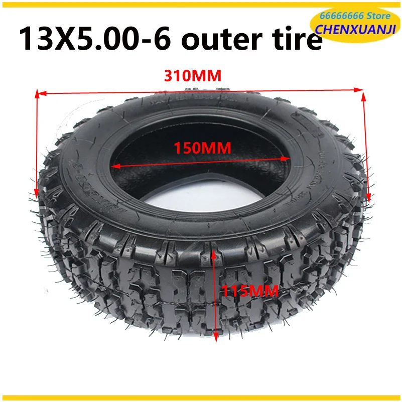 4.10/3.50-6  4.00-6 13x5.00-6 Tires 13 inch handcarts, go karts, electric scooters, motorcycles 4.10/3.50-6 tire replacement