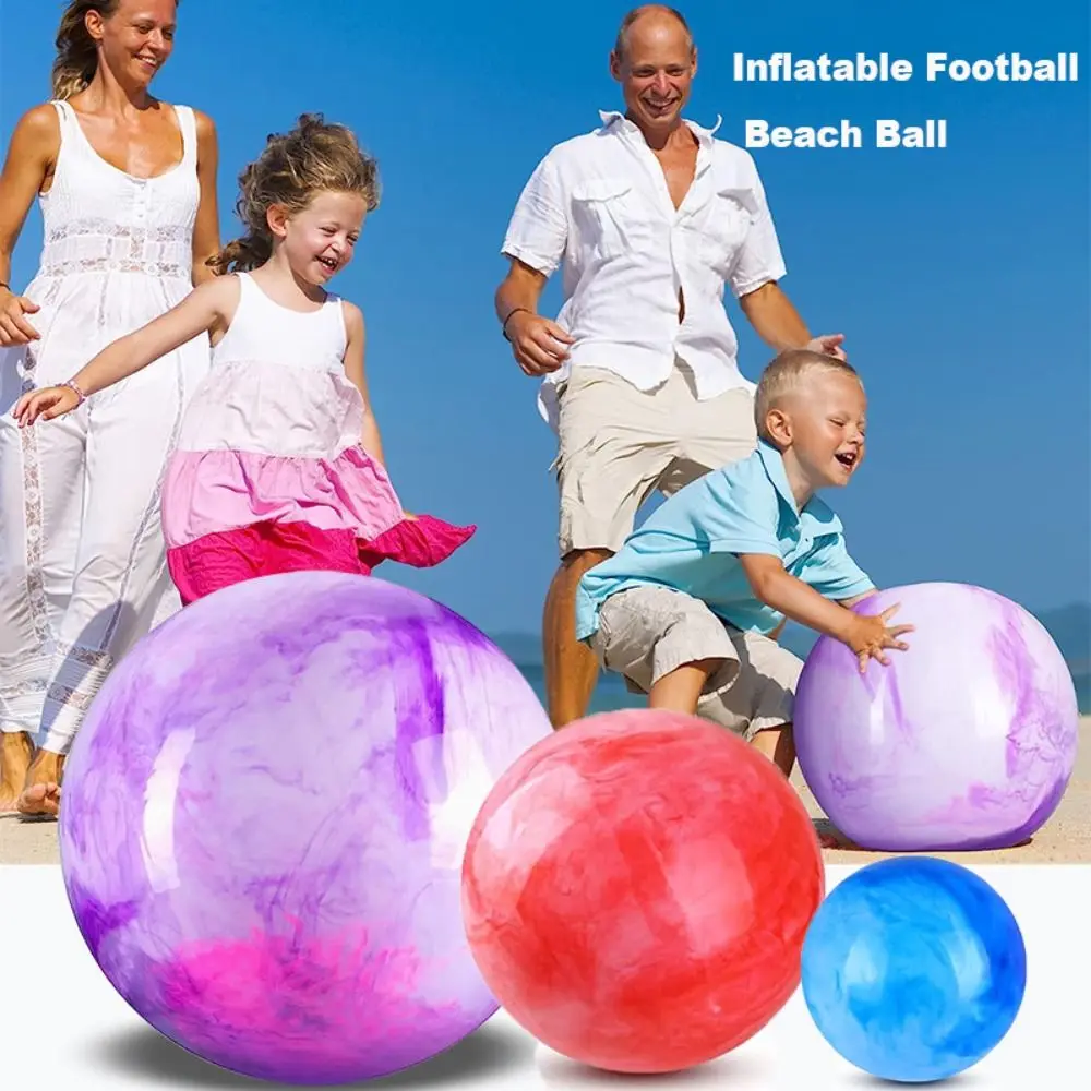 15/16/22cm PVC Inflatable Football Small Mini Thickened Inflatable Beach Ball 10 Styles Parent-Unisex Games Basketball