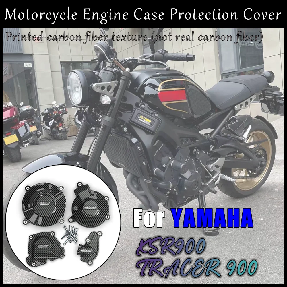 

Motorcycle Engine Protection Cover For YAMAHA XSR900 TRACER900 GBRacing Engine Case Protector Alternator Clutch Protection Cover