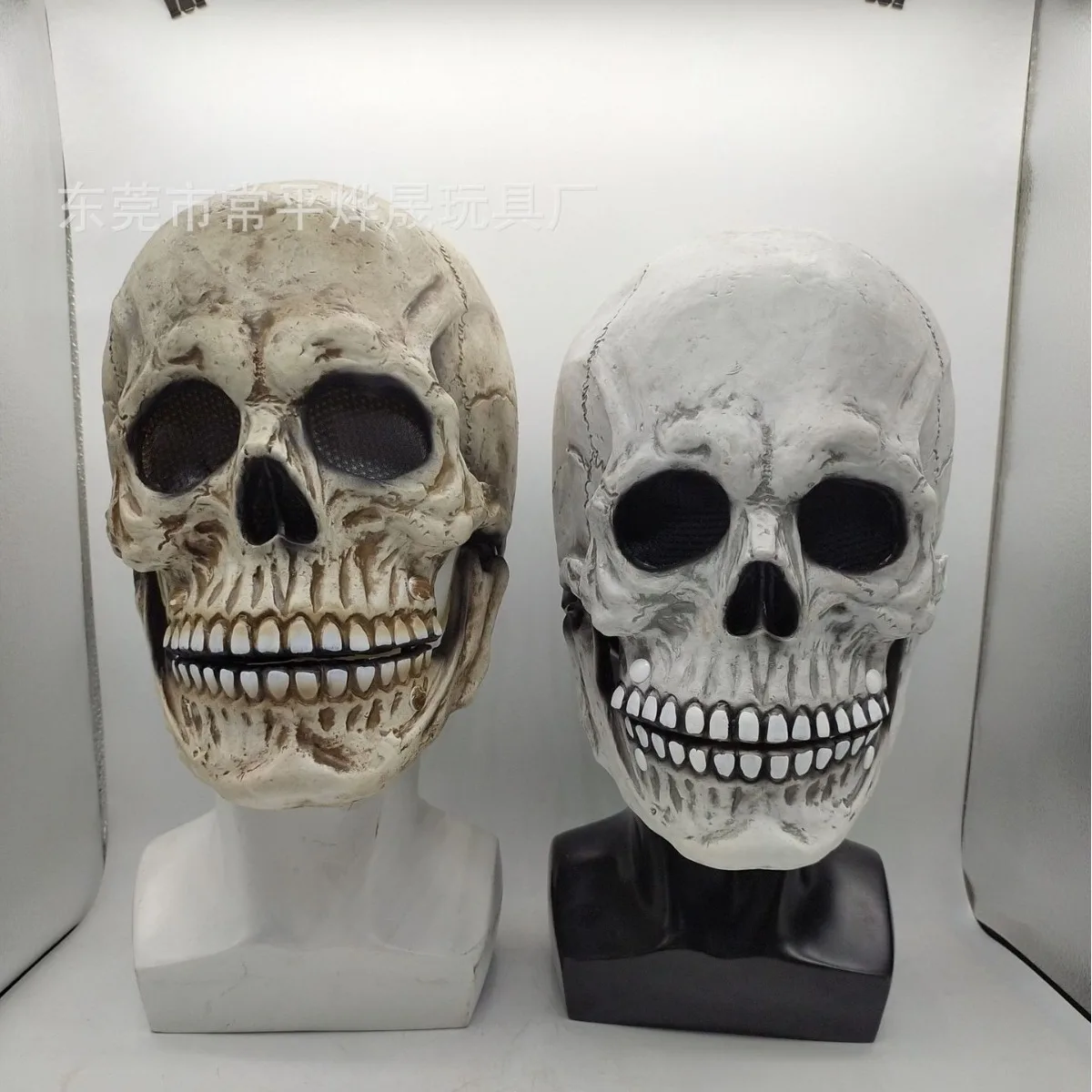 Full Head Skull Mask Carnival Adults Realistc Anonymous Halloween Moveable Mouth Jaw Anime Horror Helmet Skeleton Headgear Masks