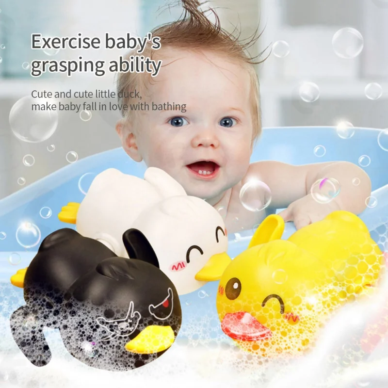 Lakoe Children's bath toys clockwork toy duck shape water toys for fun