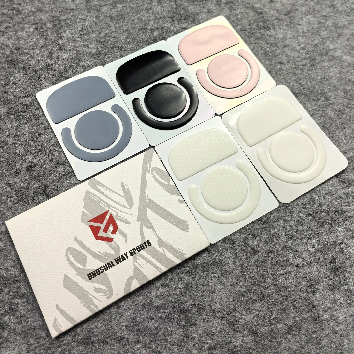 UnusualWaySports Mouse Foot Skates Feet Logitech G Pro X Superlight Glides Curve Edge Silver Fox Magic Ice Version GPX GPW2