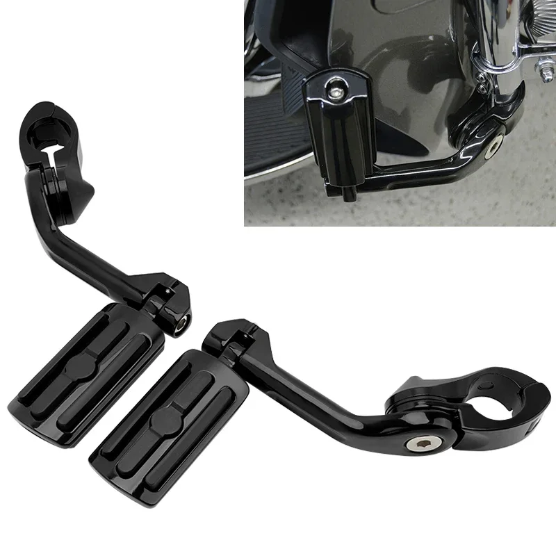 1/4 32MM Motorcycles Highway Crash Bar Foot Pegs Mount Accesorios Engine Guards Footrest For Harley Honda Kawasaki Suzuki Yamaha