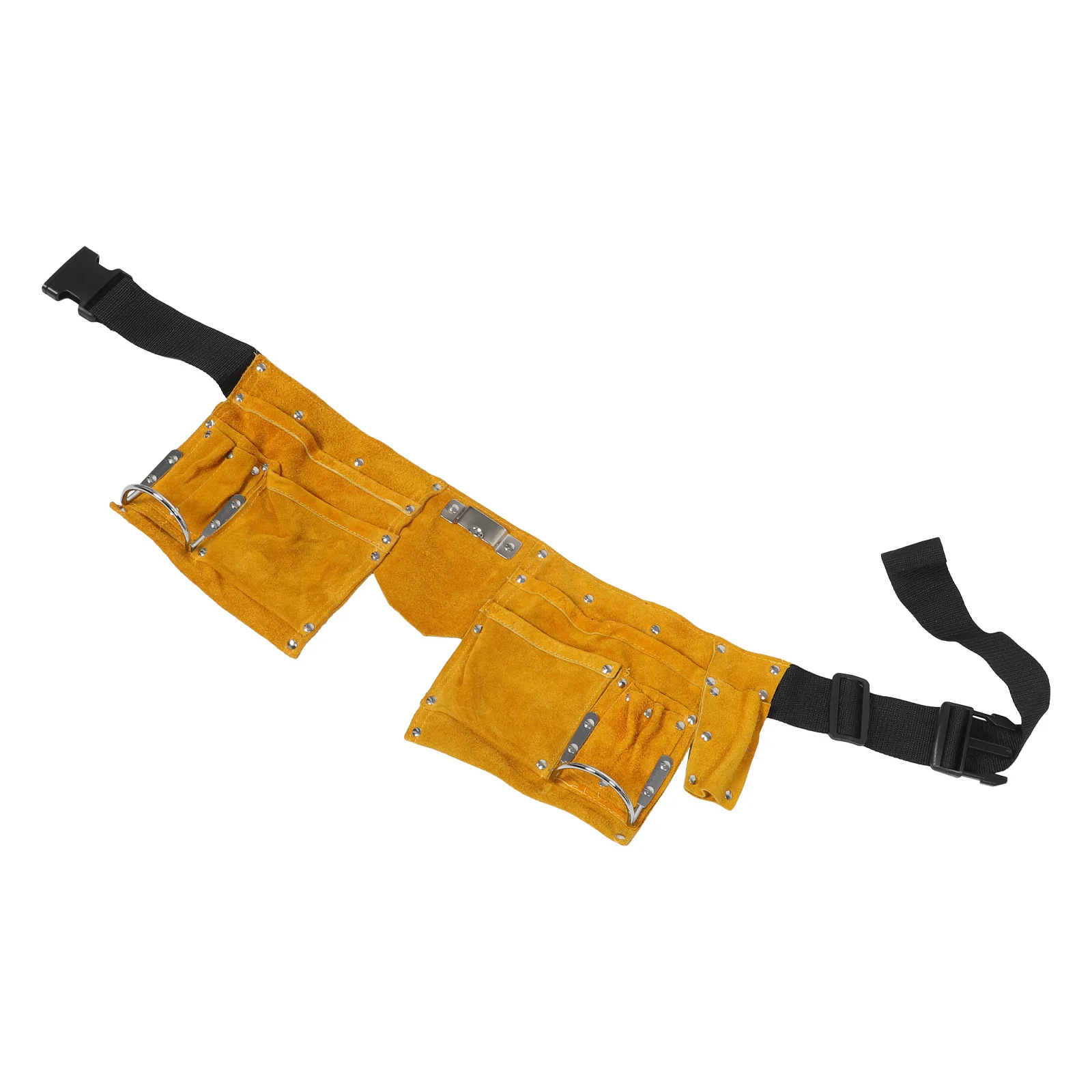 

Electrician Tool Pouch Bag: Durable Work Belt Dual Pouch Design Large Capacity Multi-Pocket Waist Organizer For
