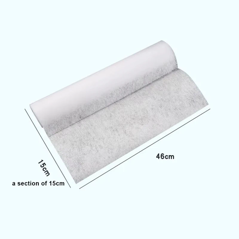 46cm*5/10M Range Hood Filter Paper Disposable Non-woven Oil-proof Cotton Filter Paper Suitable for Extractor Hoods Durable