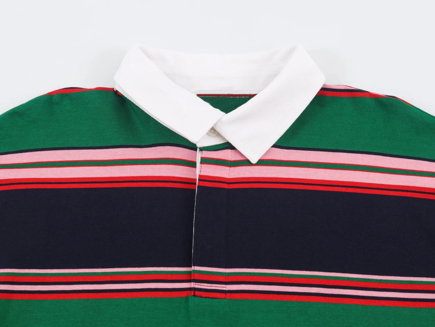 KONDALA Damen Herbst Casual Kontrast-Oberteile Elegante Schicke Langarm-Poloshirts 2026 Herbst Trendige High-Street Damen Gestreifte Oberteile – Detail 5