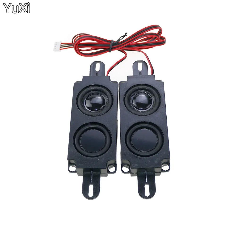 

YUXI 2pcs/Pair Audio Portable Speakers 10045 Box Double Diaphragm Speaker 8 Ohm 10W DIY Mini TV Speakers