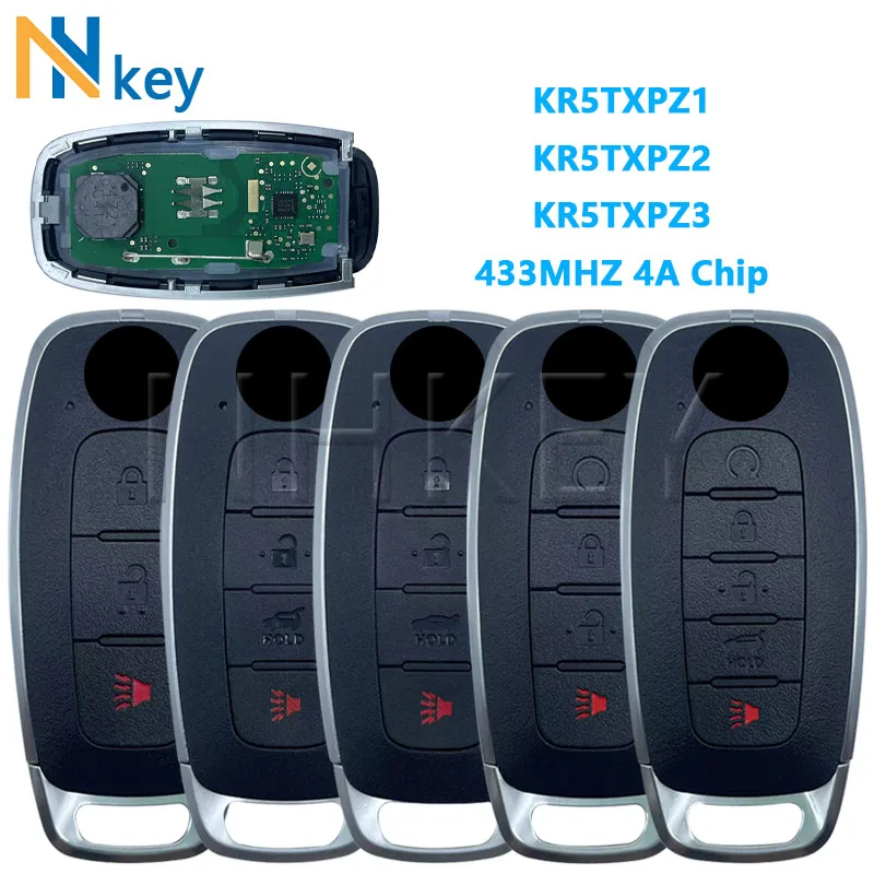 

NHKEY KR5TXPZ1/Z2/Z3 бесконтактный автомобильный дистанционный ключ для Nissan Rogue Kicks Ariya Versa Pathfinder Ignis X-Trial 2022 2023+