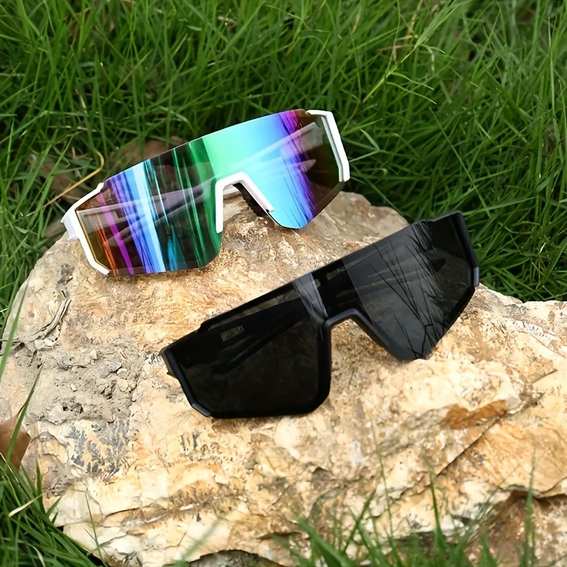 Unisex Modische Großrahmige Brille, Leichte und Langlebige Gläser, Stoßfeste Schutzbrille