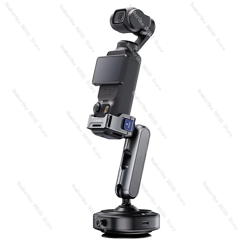 Vacuum adsorption photography bracket 360 degree rotation folding video recording vehicle photography bracket