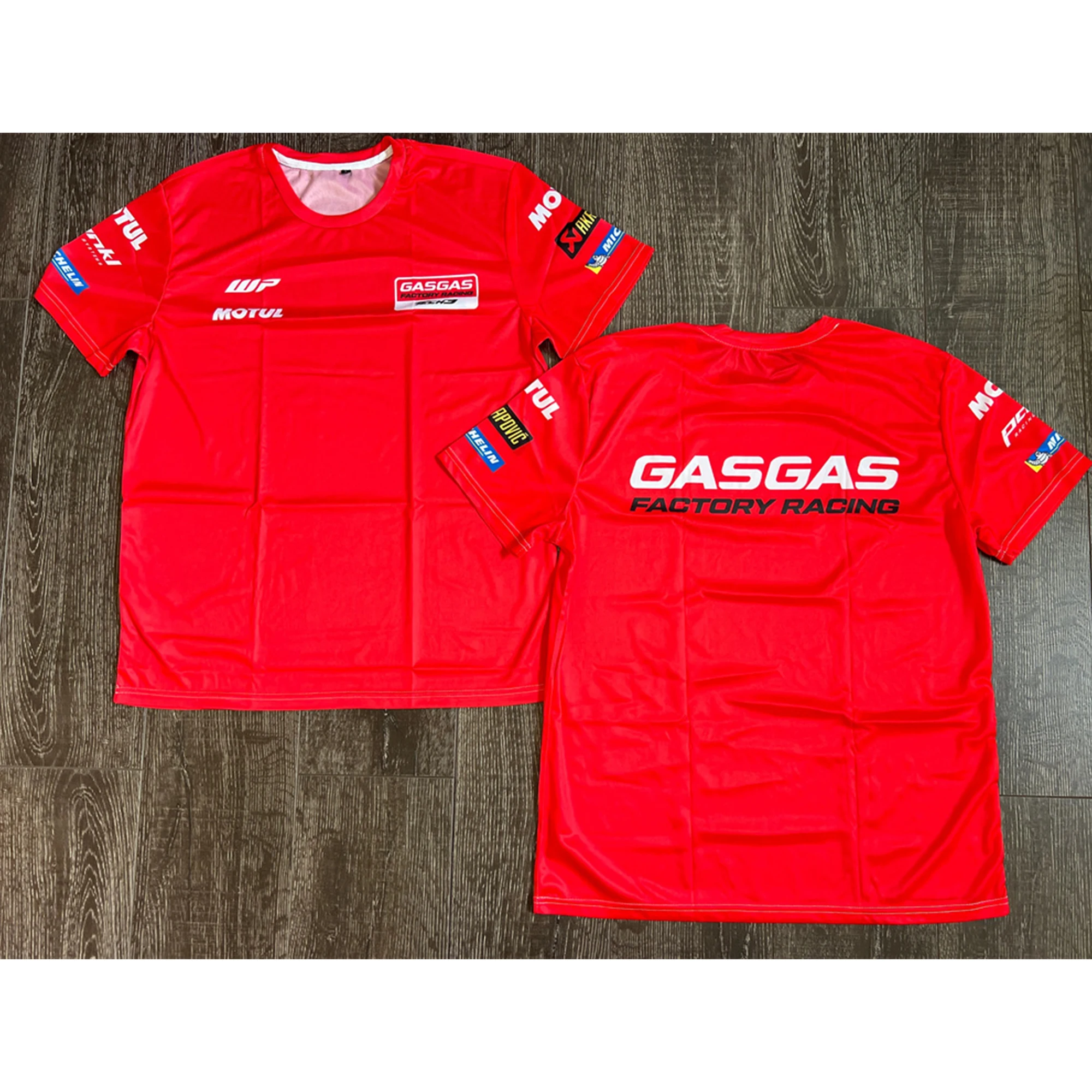 Motorcycle Men's T Shirts Pedro Acosta 31 GasGas Racing Team Moto GPCasual Short Sleeved Tops Breathable Men Clothes