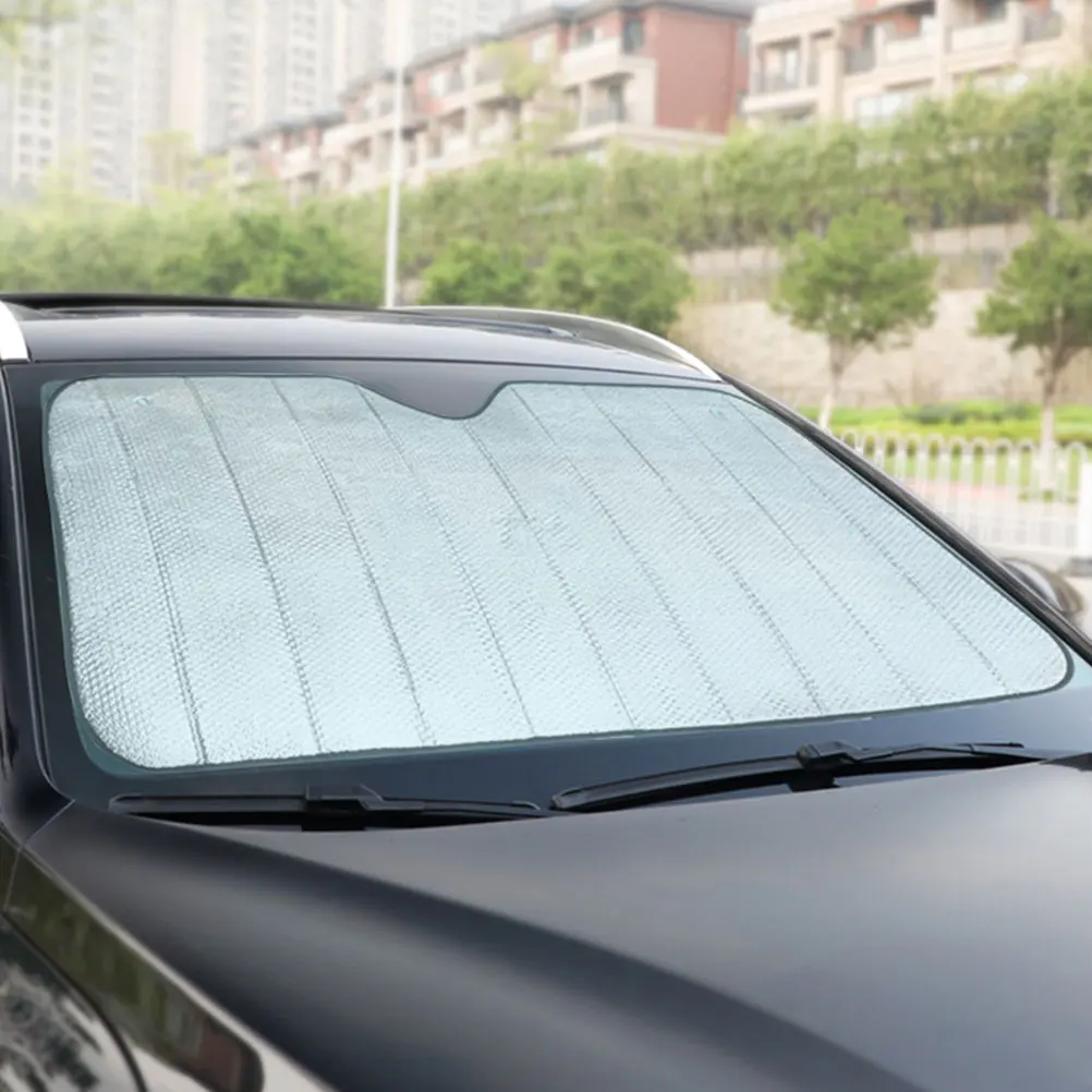 

Car Sunshade Windshield Reflective Foil Thickened UV Protection Anti Heat Fits All Models Car Accessories Auto Visor Shades