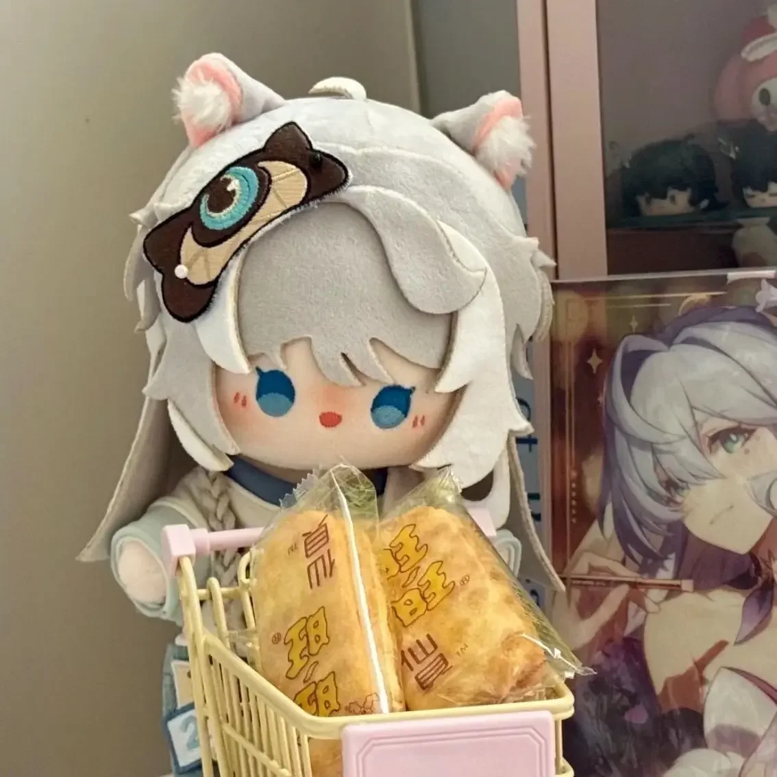 

Honkai：Star Rail Cipher Attributes 20CM Cotton Doll Girl Stuffed Toys Student Plush Doll Adorable Delicacy Furry Ears Xmas Gift